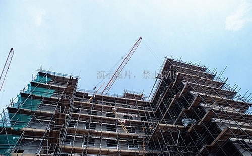 湖南洋湖小区施工租赁起重机